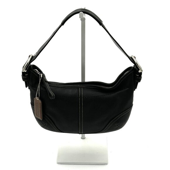 COACH 9541 Hobo Shoulder Bag Women’s Black Leather Vintage Y2K Authentic - Picture 2 of 11